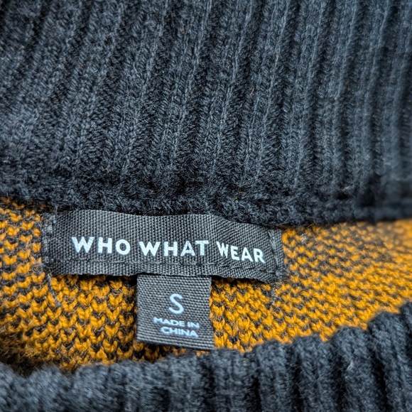 Who What Wear Cotton Cheetah Print Long Sleeve Puff Shoulder Sweater Size S - Picture 6 of 8